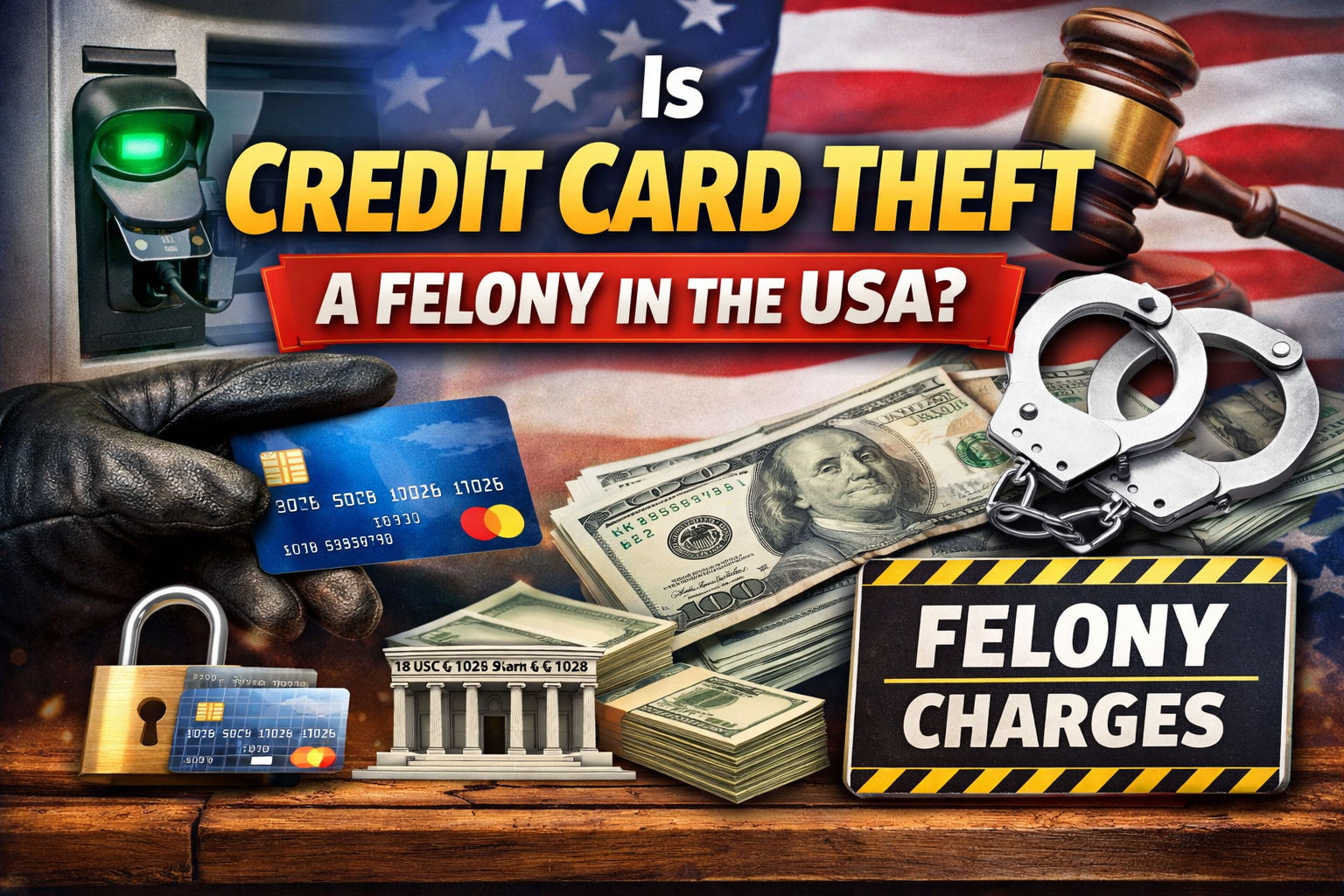 Is Credit Card Theft a Felony in the USA