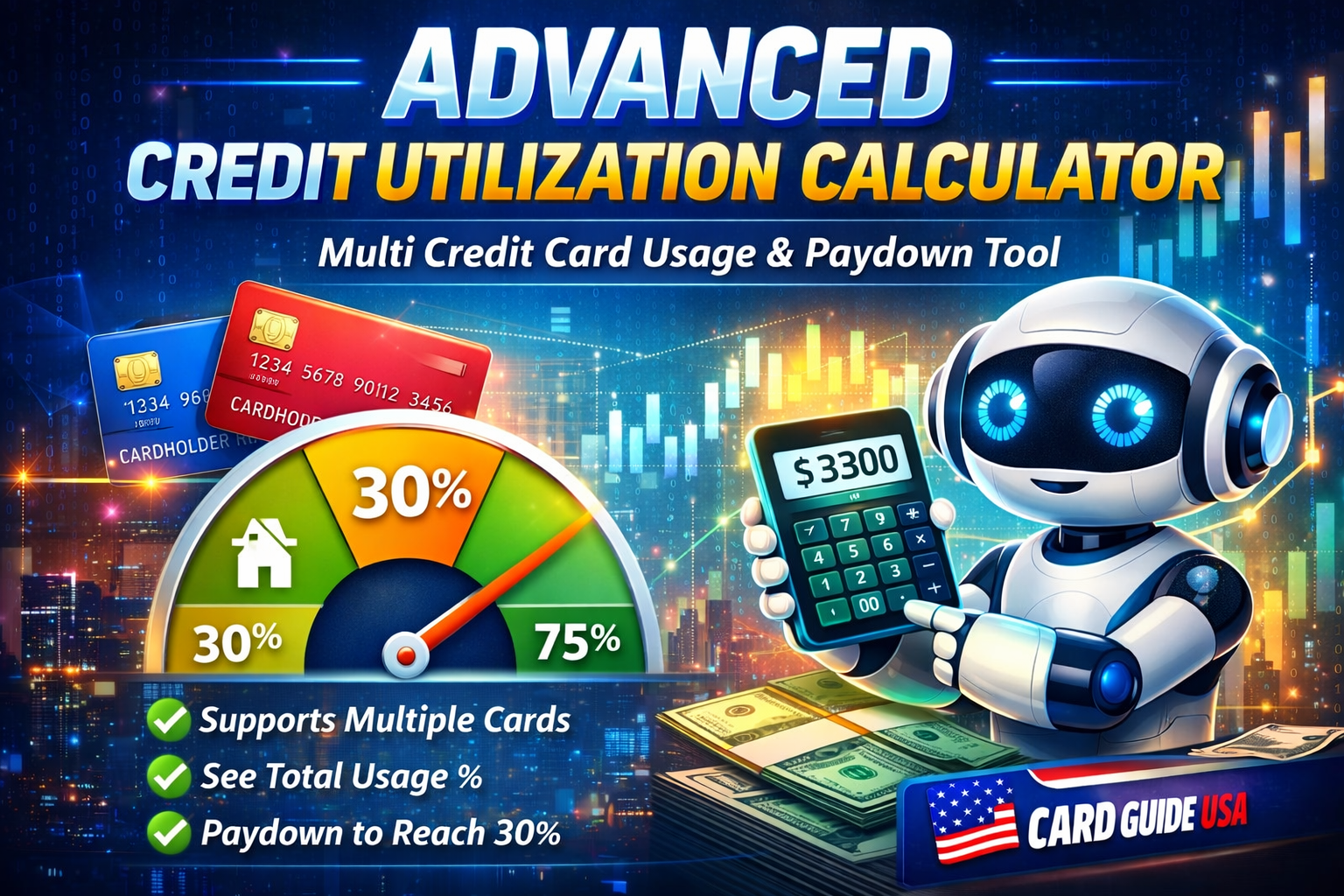 Advanced Credit Utilization Calculator